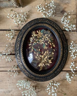 ancien cadre napoleon III couronne de mariée