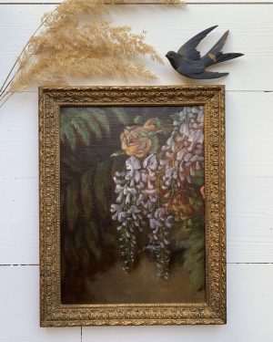 Peinture ancienne « Les fleurs »