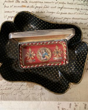 ancien reliquaire de voyage boite argent xixeme