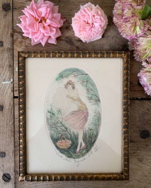 ancienne gravure art deco