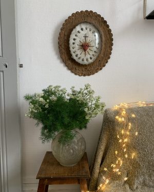 ancien coeur brodé coeur de Jésus ex voto cadre xixeme