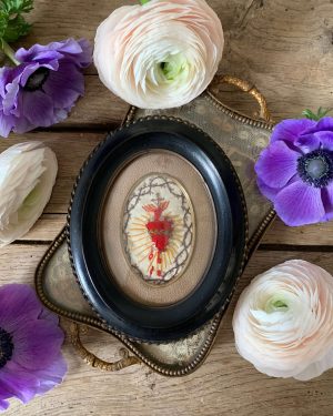 ancien ex voto coeur xixeme