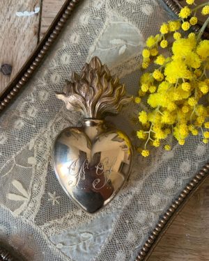 coeur st joseph reliquaire ex voto xixeme