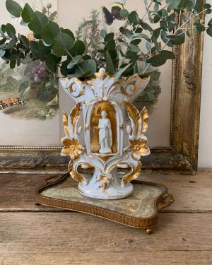 ancien vase st joseph xixeme porcelaine de paris