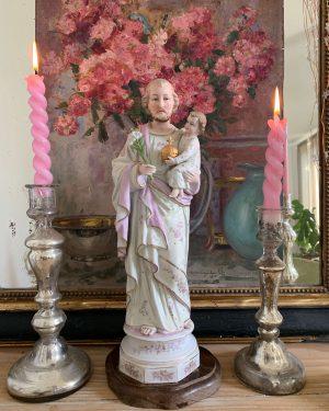 Grande statue St Joseph et l’enfant Jésus