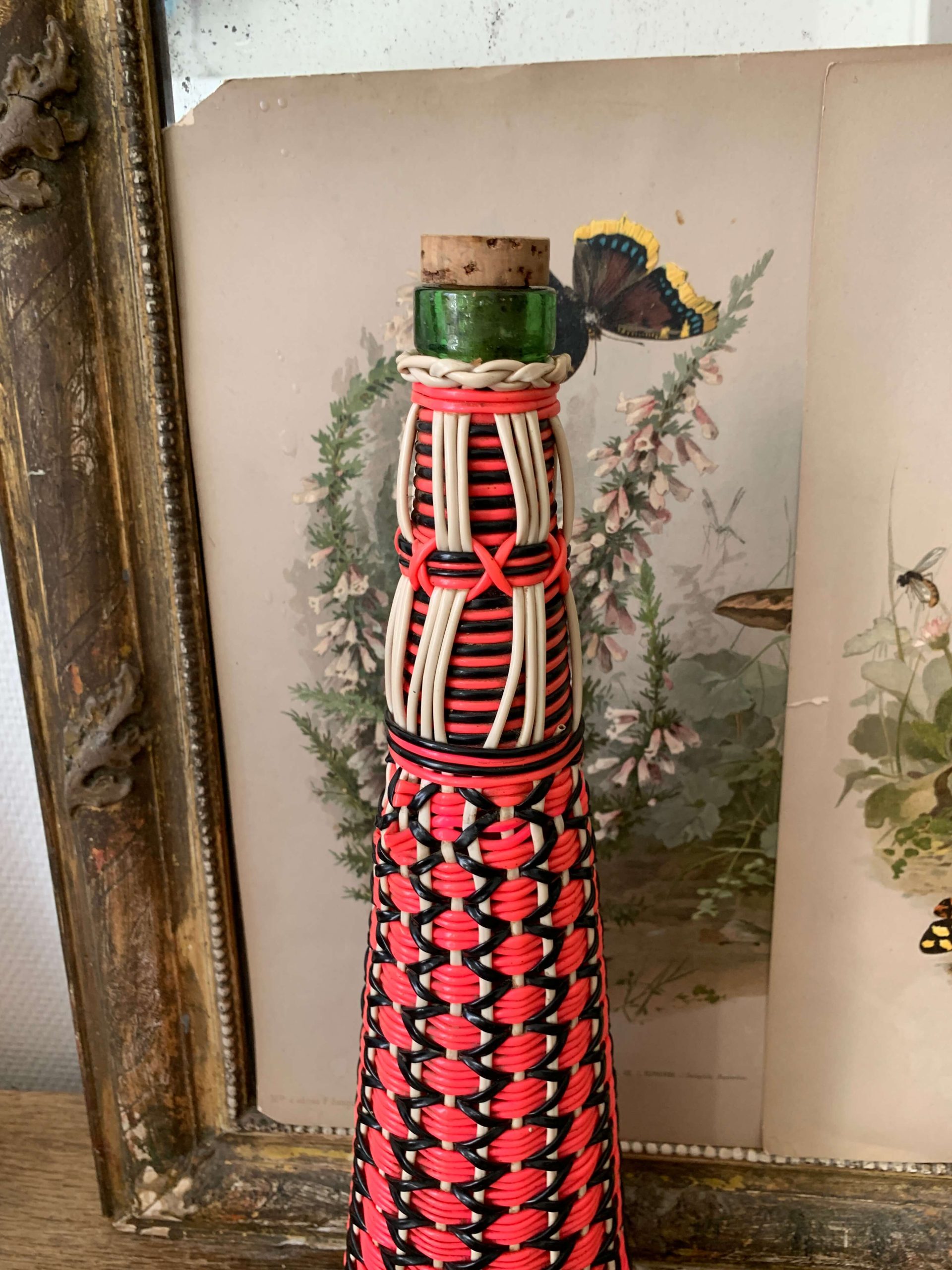 ancienne dame jeanna scoubidou vintage fluo