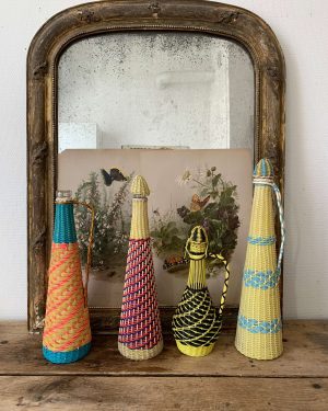 ancienne dame jeanna scoubidou vintage fluo