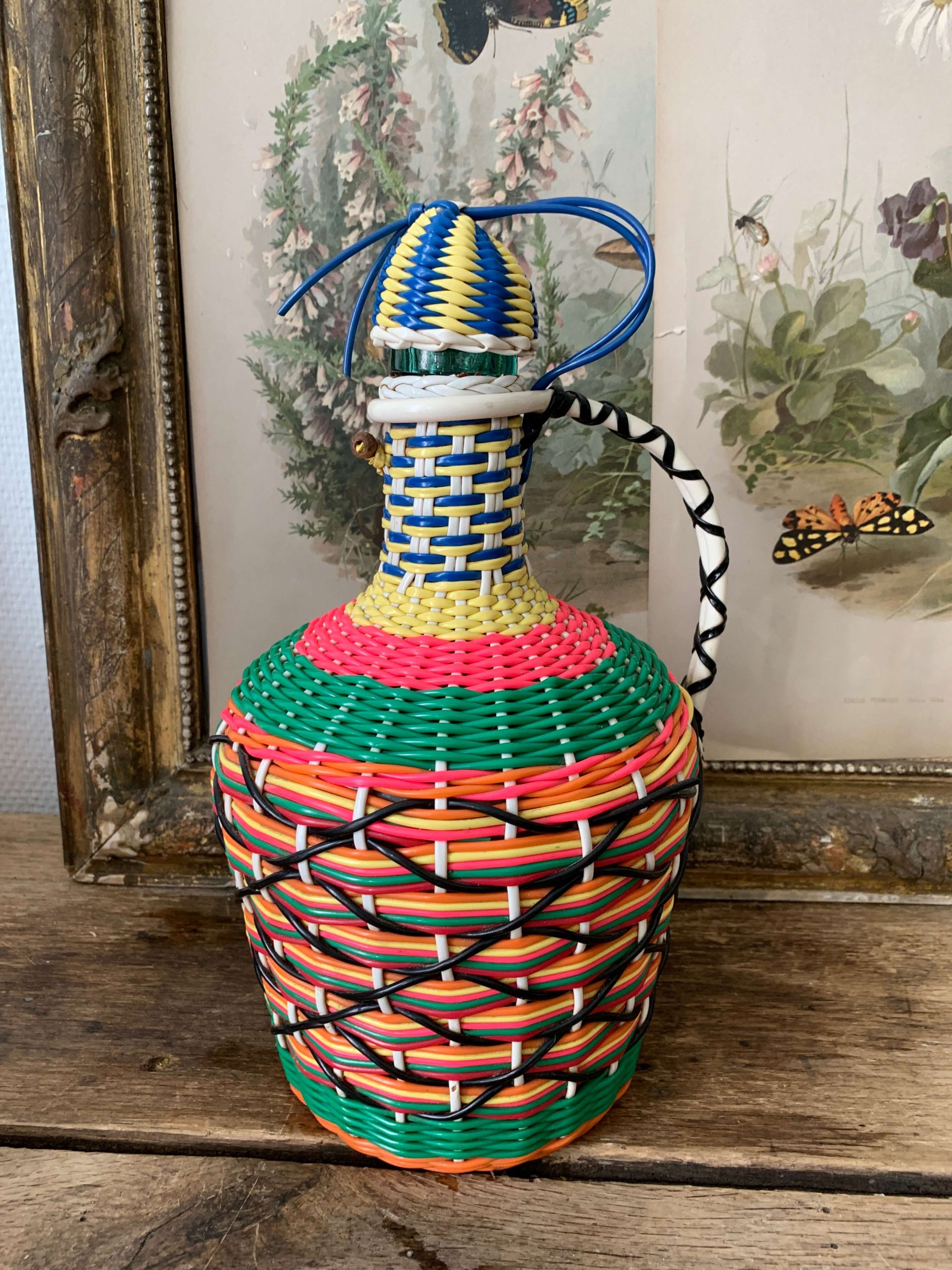 ancienne dame jeanna scoubidou vintage fluo
