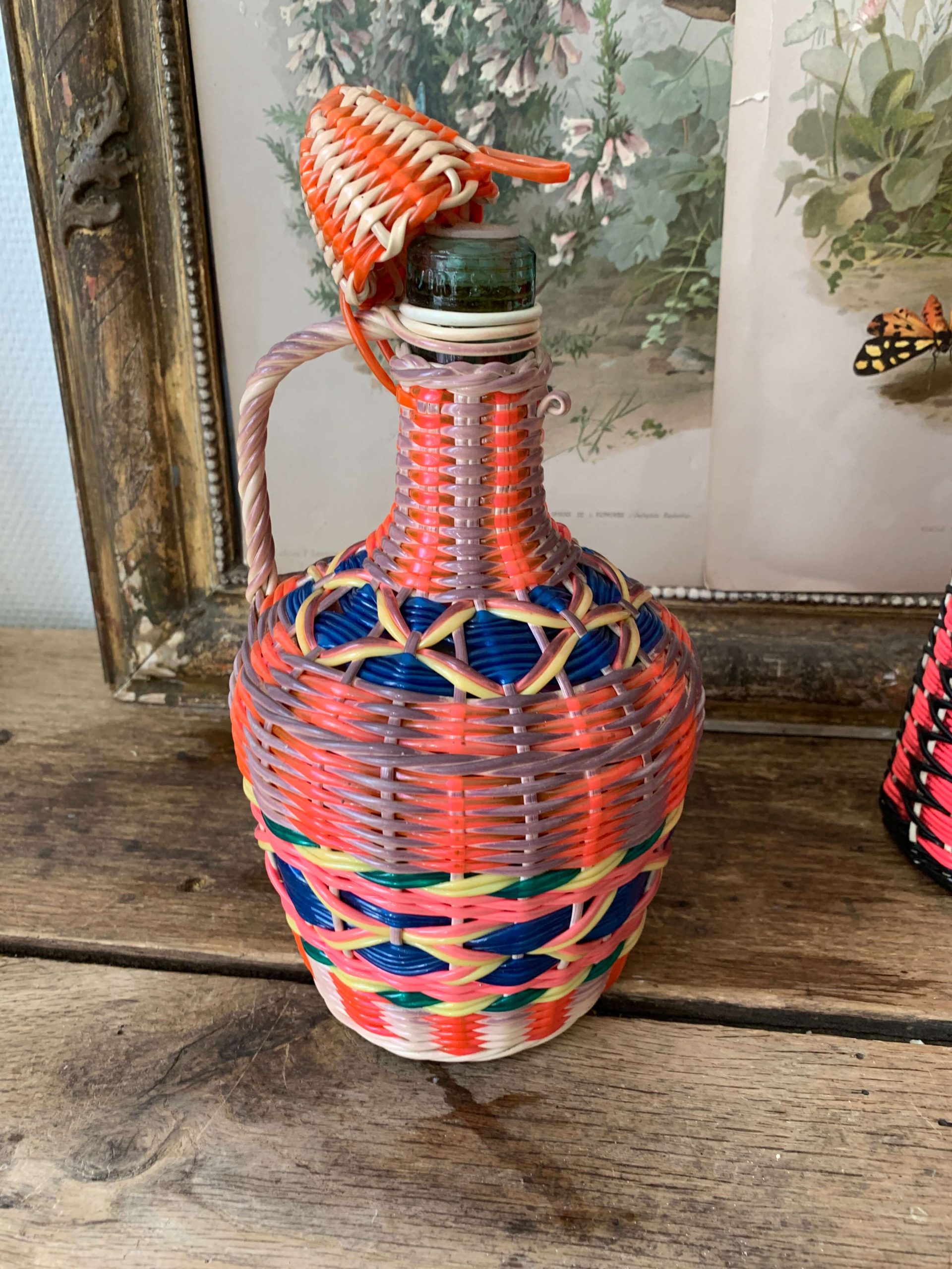 ancienne dame jeanna scoubidou vintage fluo