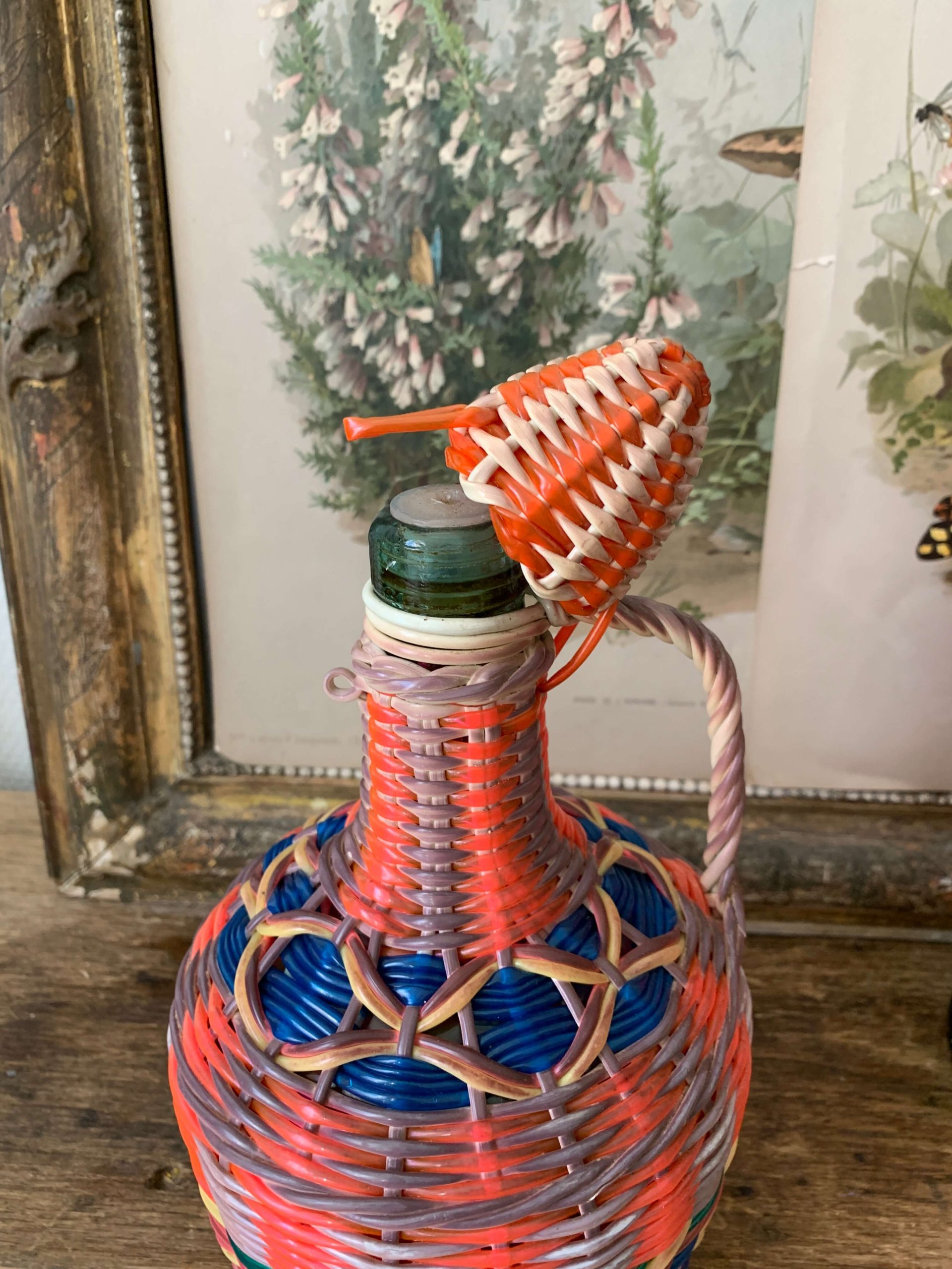 ancienne dame jeanna scoubidou vintage fluo