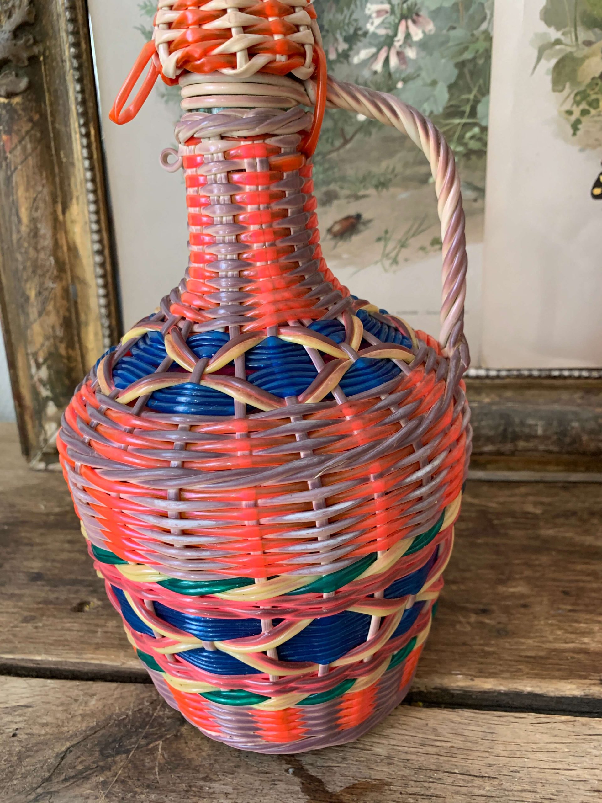 ancienne dame jeanna scoubidou vintage fluo