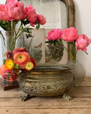ancienne jardinière en laiton napoleon iii XIXEME