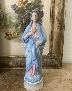 Vierge ancienne en biscuit