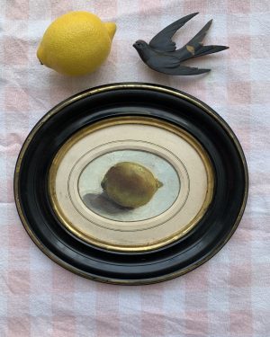 Peinture ancienne « Le citron »