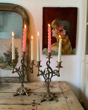 anciens chandeliers art nouveau