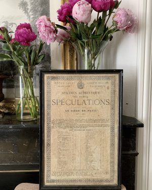 Ancienne affiche du siège de Paris de 1870-1871