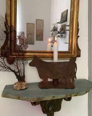 Ancien bougeoir “vache”