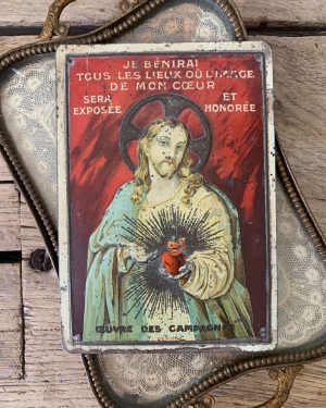Plaque reliquaire vers 1900