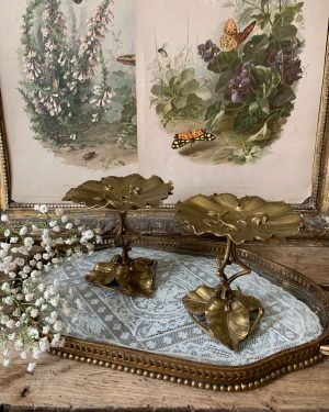 Paire de vide-poches art nouveau
