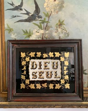 Fixé sous verre XIXème
