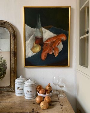 Nature morte ancienne “Les homards”