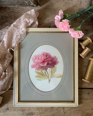 Aquarelle ancienne XIXe