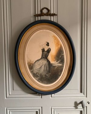 Gravure Art déco signée Jean Hardy