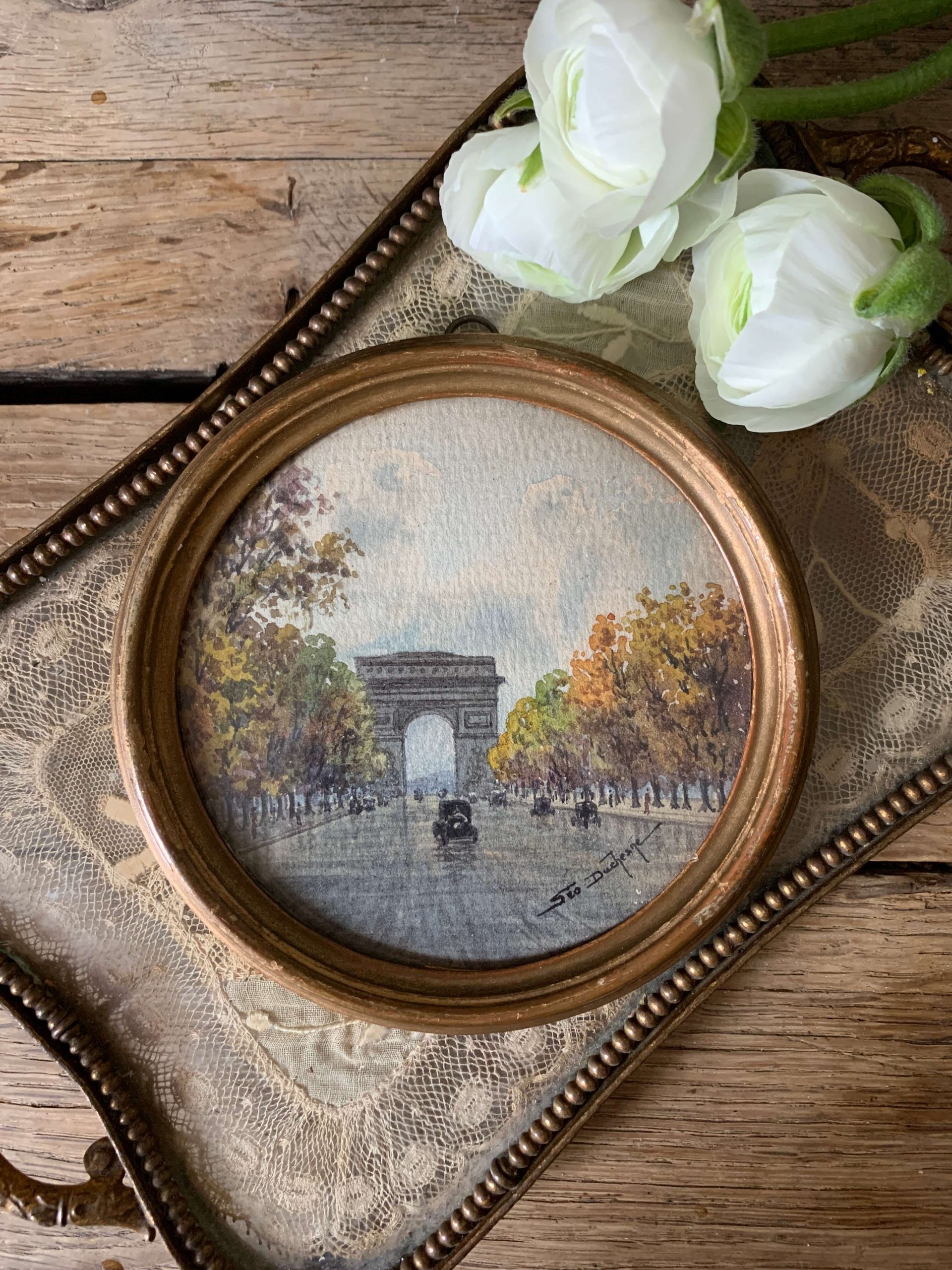 Kit Aquarelle Miniature De Voyage - Palette Magnétique En Bois Avec 12 Couleurs & Carnet - 6x3 Cm - 3