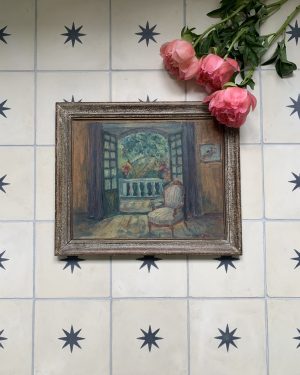 Ancienne scène d’intérieur début XXe