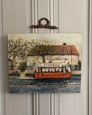 Ancien paysage animé
