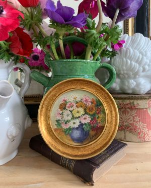 Peinture miniature de fleurs
