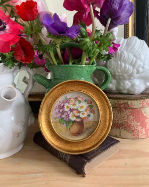 Peinture miniature de fleurs
