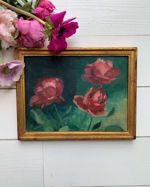 Petit tableau de roses