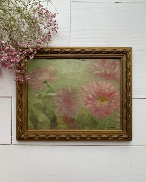 Petit tableau de Dahlias