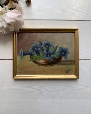 Tableau de gentianes
