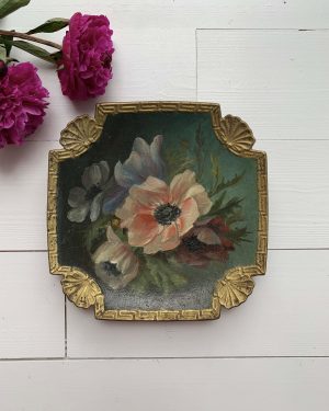 Ancien plat peint début XXème