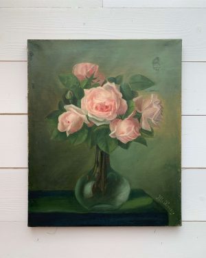 Tableau de roses début XXème