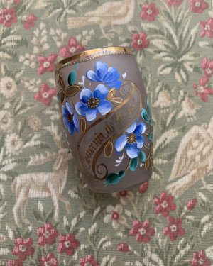 Petit verre souvenir vers 1900
