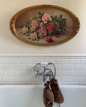 Tableau de roses par Marie Chaussier