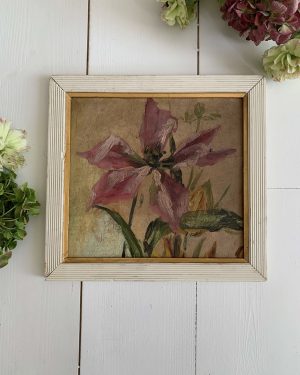 Tableau de fleur début XXème