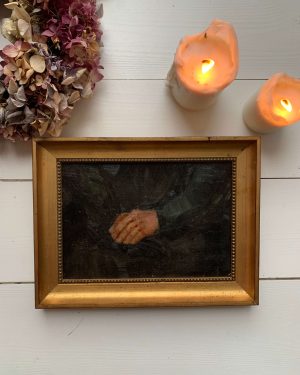Peinture ancienne "Les mains"