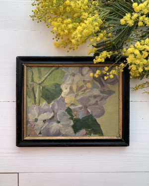 Petit tableau de hortensias