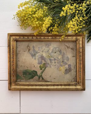Petit tableau de hortensias