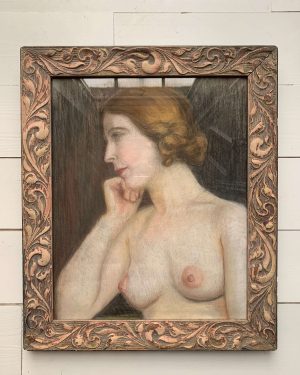 Pastel « Nu » Art Déco
