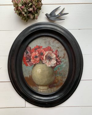 Ancienne peinture d’anémones