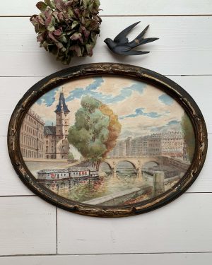 Aquarelle “Le pont St Michel” de 1928