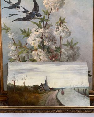 Paysage ancien vers 1900