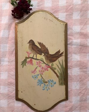 Ancienne peinture d’oiseaux