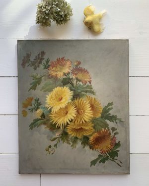 Jetée de chrysanthèmes vers 1900