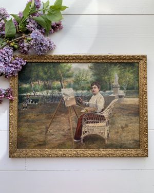 Peinture ancienne vers 1900